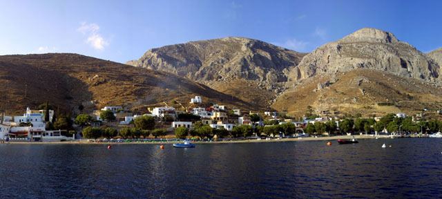  KALYMNOS PHOTO GALLERY - EMPORIOS FROM THE SEA